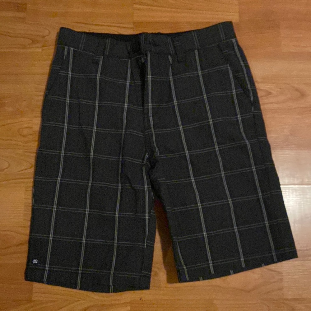 Micros Boys Plaid Shorts